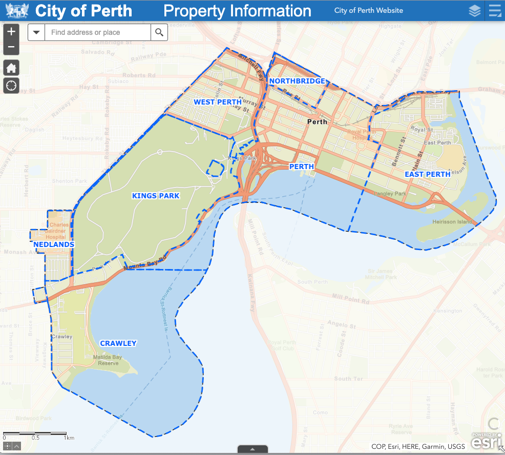 City of Perth 珀斯市选区 